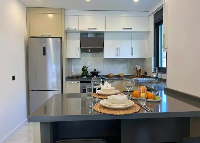 빌라 Haci Bey Villalari 케메르